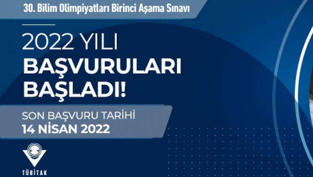 30. Bilim Olimpiyatları Birinci Aşama Sınavı 2022 Yılı Başvuruları Başladı!