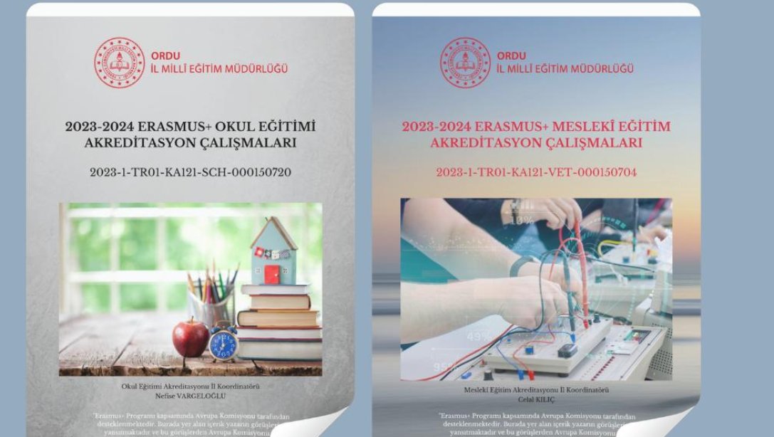 2023 Erasmus+ Akreditasyon Çalışmaları Dergilerimiz Yayında