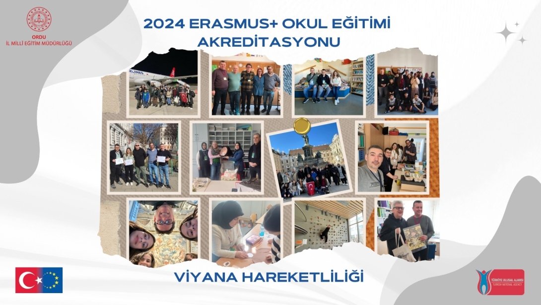 Erasmus+ 2024 Okul Eğitimi Akreditasyonu Kapsamında Öğretmen ve Öğrencilerimiz Avusturya' nın Viyana Şehrinde Eğitim Faaliyetlerine Katıldı.