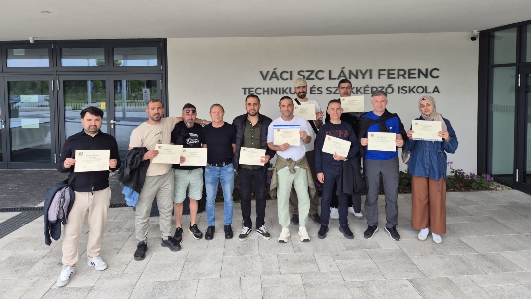 Erasmus+ Mesleki Eğitim Akreditasyonu İşbaşı Gözlem Faaliyeti Budapeşte'de Gerçekleştirildi